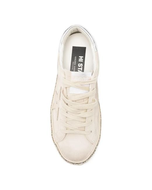 Golden Goose Deluxe Brand White Hi Star Classic Sneakers