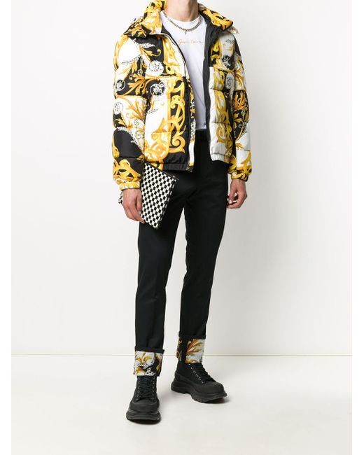 Versace Daunenjacke mit Barock-Print in Gelb für Herren | Lyst AT
