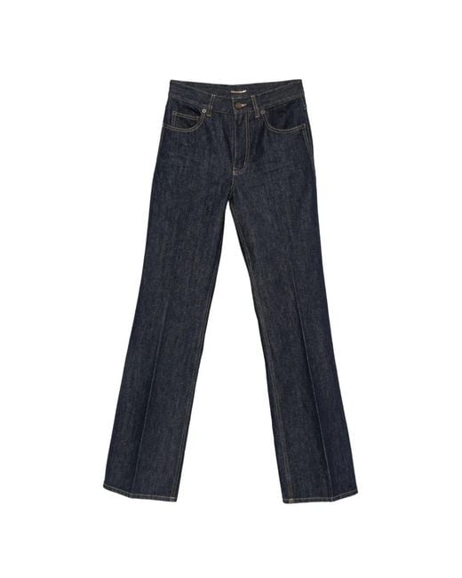 Saint Laurent Blue Belt-Loops Jeans