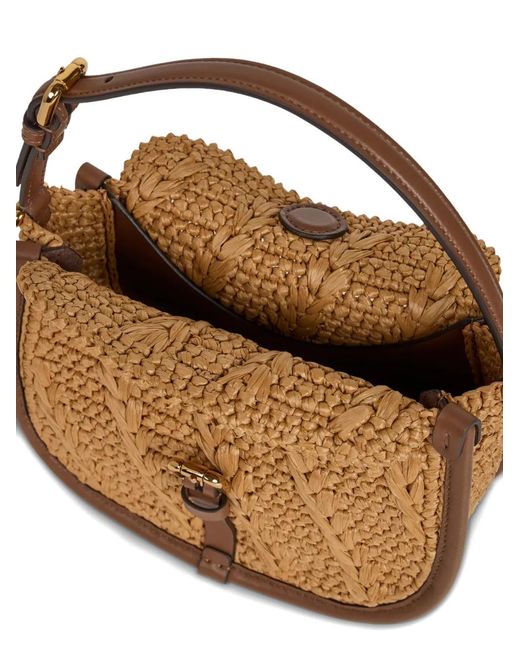 Etro Brown Small Pony Tote Bag