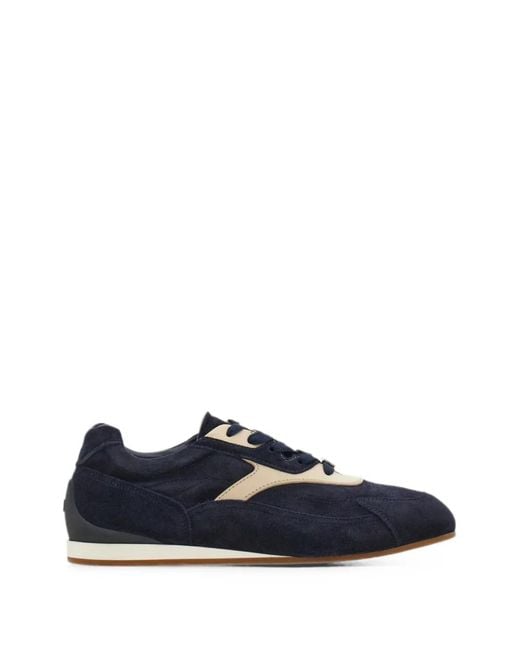 Ferragamo Blue Baskets À Plaque Gancini for men