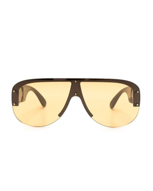 Versace Natural Medusa Biggie Pilot-Frame Sunglasses for men