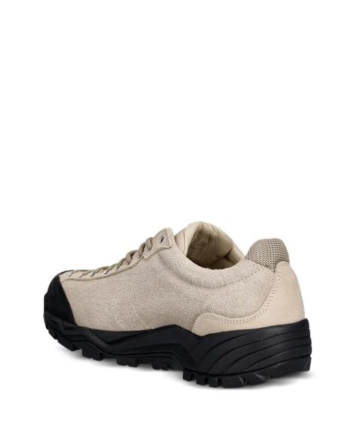 Diemme White Movida Suede Vibram-Sole Sneakers