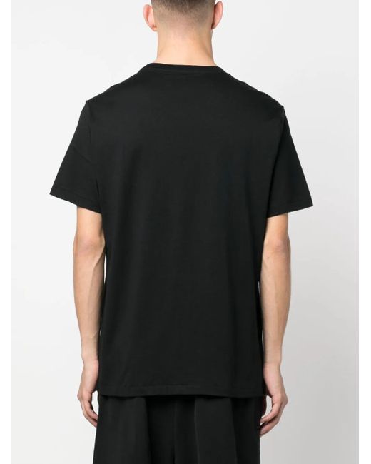 Polo Ralph Lauren Black Logo-Print Cotton T-Shirt