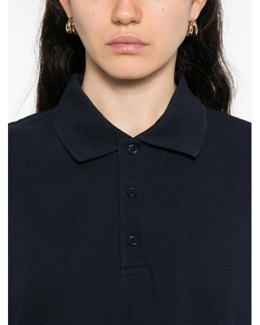 Flore Flore Blue Poloshirt mit drei Knöpfen