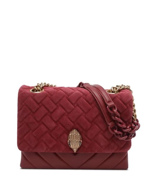 Kurt Geiger Red Kensington Quilted Tote Bag