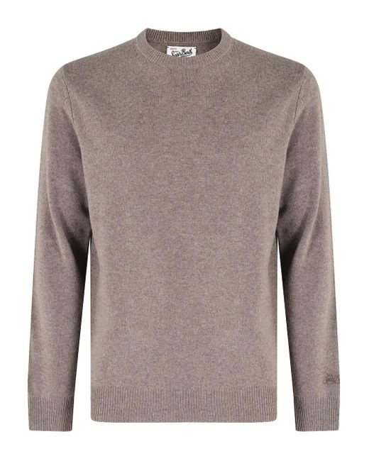 Mc2 Saint Barth Brown Regent Crew-Neck Sweater for men
