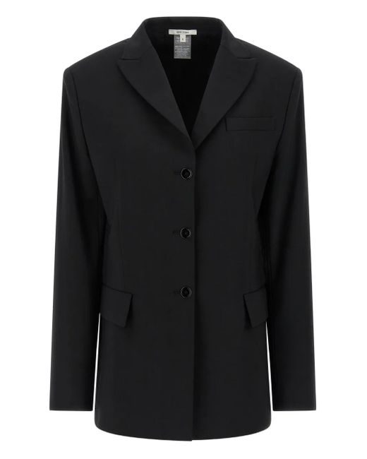 Blazer Con Revers A Lancia di Nensi Dojaka in Black