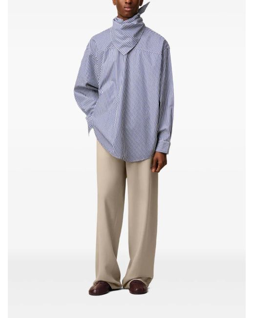 AMI Natural Elasticated Wool Trousers for men