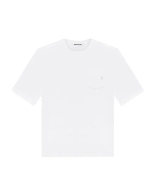 Manière De Voir Antoine T-Shirt mit rundem Ausschnitt in White für Herren
