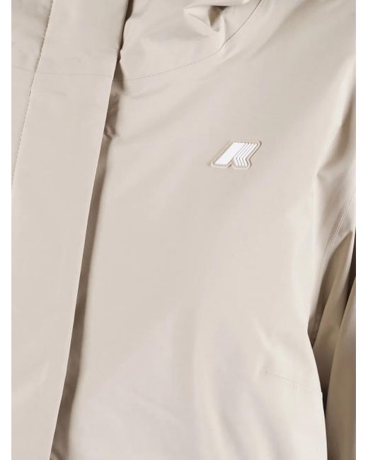 K-Way Natural Hooded Padded Jacket