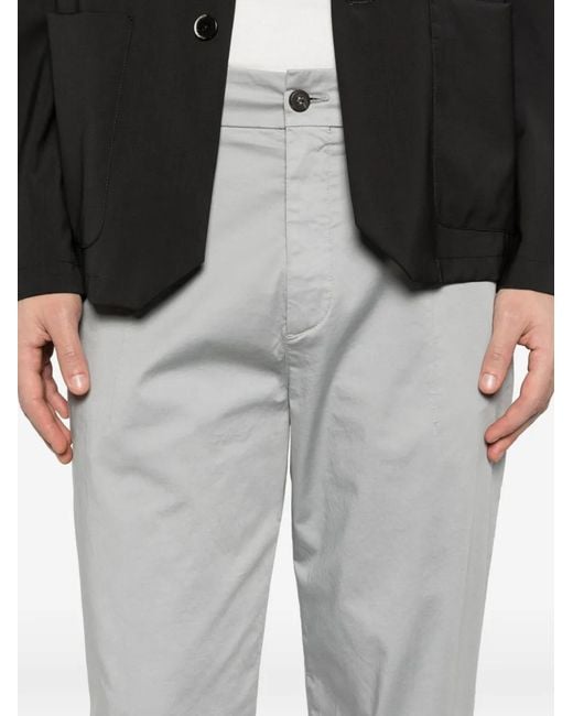 Eleventy White Pantalon Boutonné for men