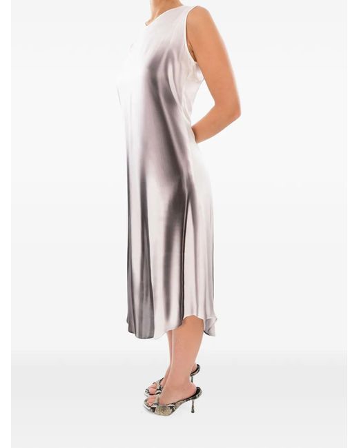 DIESEL White D-Tavy Graphic-Print Midi Dress