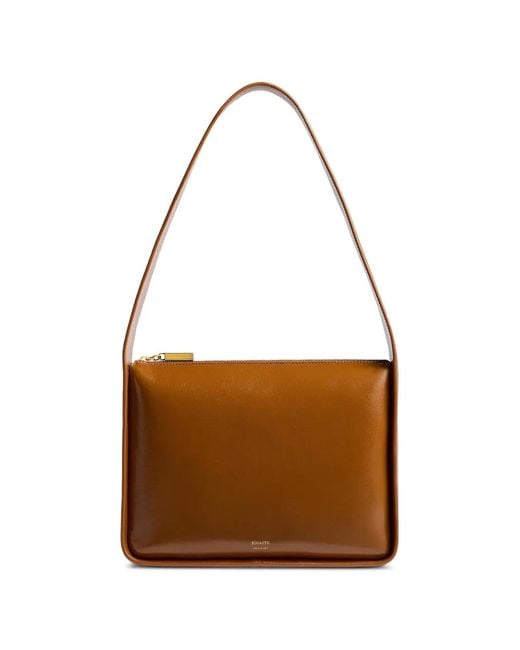 Khaite Brown Lori Squared Bag