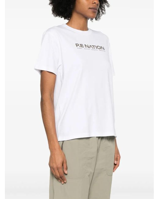 P.E Nation White Aero T-Shirt