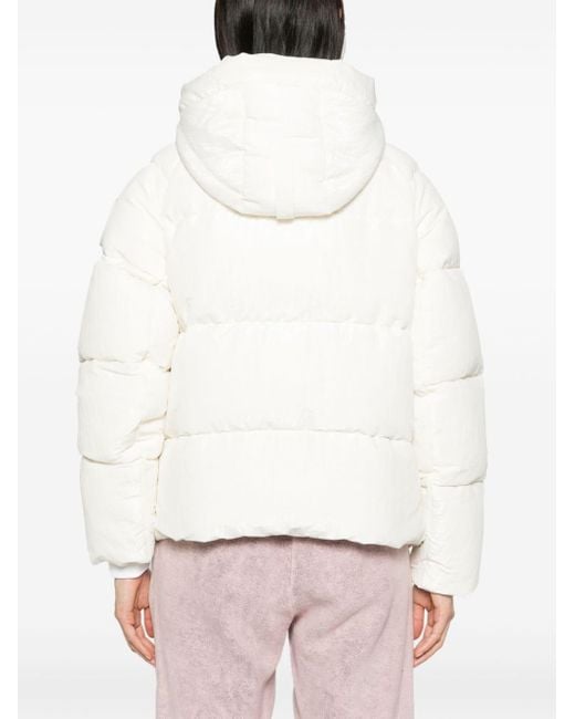 Canada Goose White Junction Hooded Quilted Coat - Women's - Polyester/polyamide/duck Feathers/duck Down