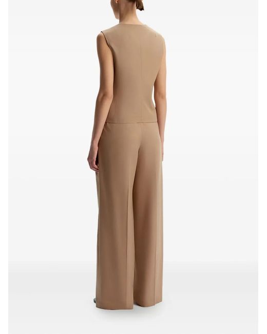 12 STOREEZ Brown Pleated Trousers