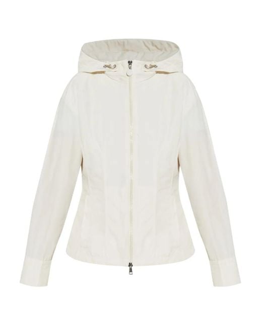 Moncler White Pau Jacket