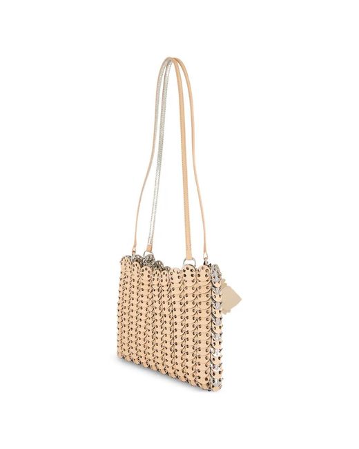 Rabanne Natural 1969 Flip Shoulder Bag