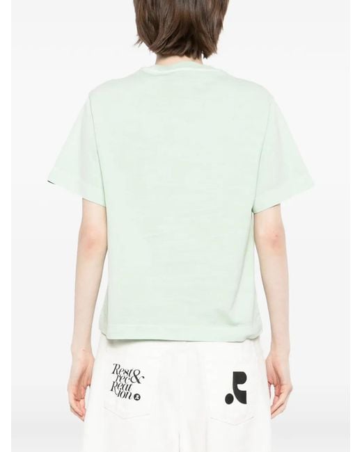 SPORT b. by agnès b. Blue Dyed Short-Sleeves T-Shirt