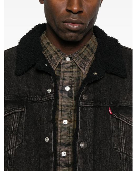 Levi's Aminta Nylon Cape in het Black voor heren