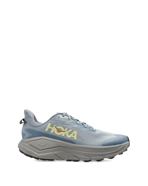 Hoka One One Blue Challenger 8 Gtx Lace-Up Sneakers for men