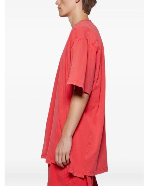 Vetements Pink Cloud-Print T-Shirt for men