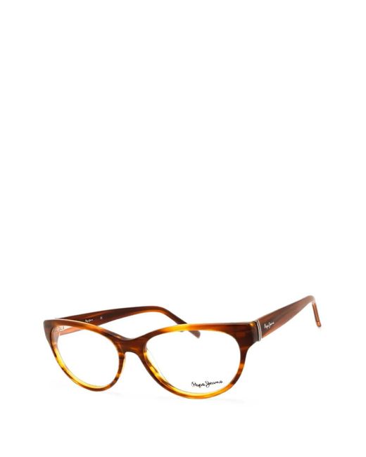Pepe Jeans Brown Tortoiseshell-Effect Cat-Eye Glasses