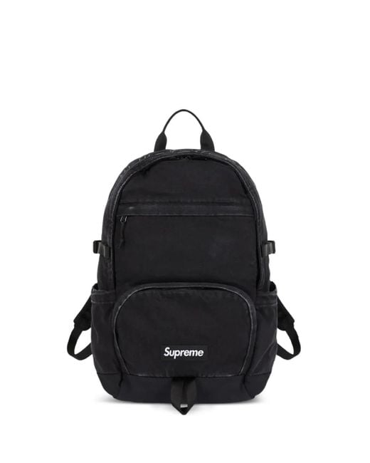 Supreme Denim Backpack in Black for Men | Lyst