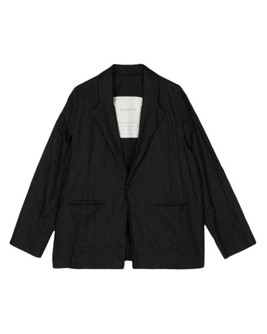 Toogood Black Single-breasted Button Blazer for men