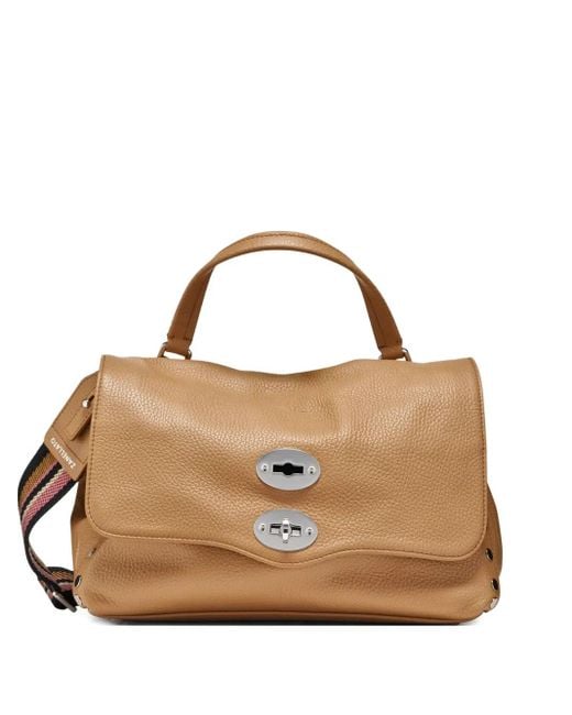 Borsa Tote Postina Piccola di Zanellato in Metallic