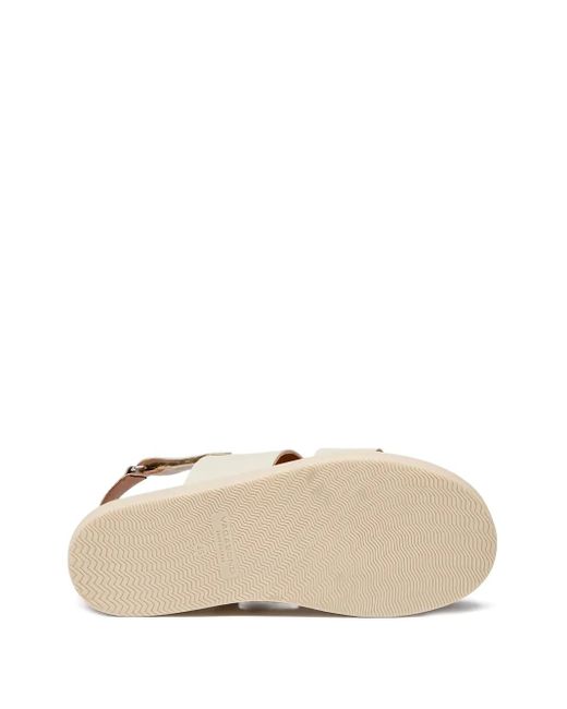 Vagabond White Erin Double-Strap Platform Sandals