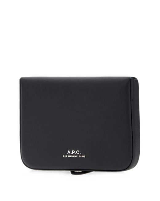 A.P.C. Black Josh Wallet for men
