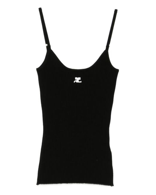 Courreges リエディション タンクトップ Black