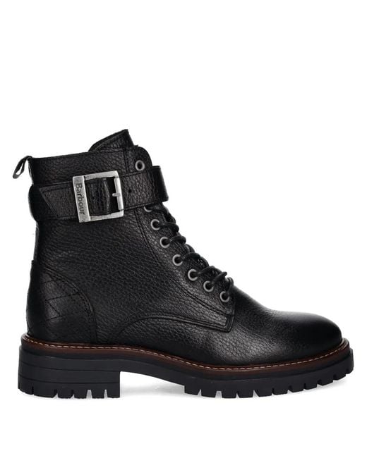 Barbour Black Heidi Combat Boot