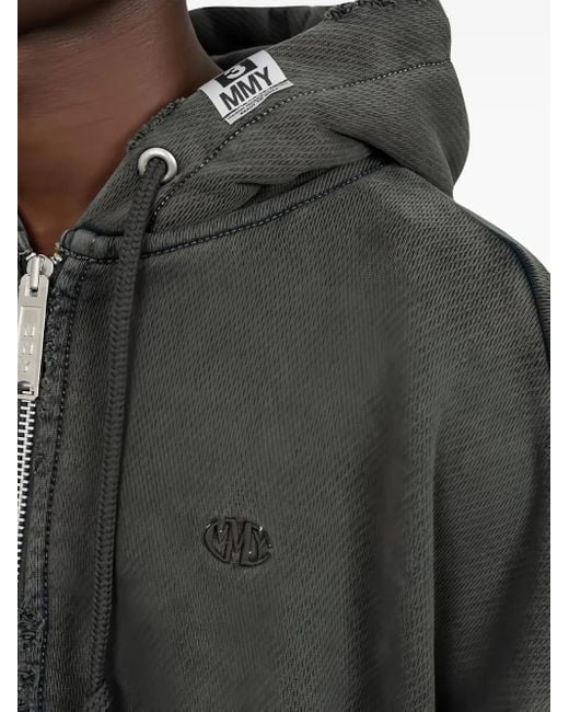 Hoodie À Fermeture Zippée Maison Mihara Yasuhiro pour homme en coloris Gray