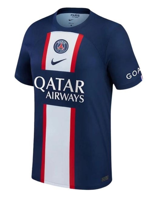 Nike Blue Stadium Paris Saint-Germain Dri-Fit "Midnight//Midnight" Football Shirt for men
