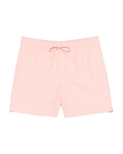 Calvin Klein Pink Drawstring Swim Shorts for men