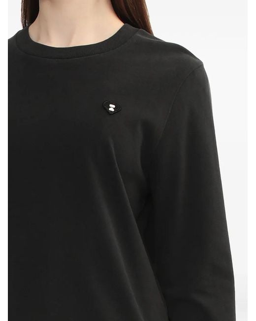 A Bathing Ape Black Apee Patch Sweatshirt