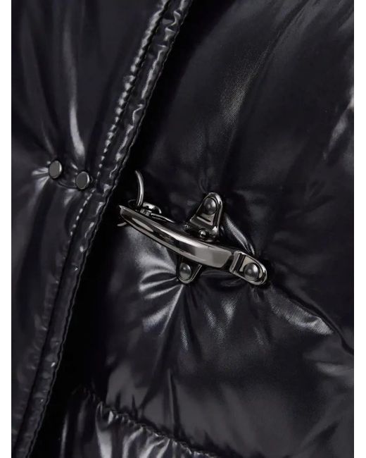 Chaleco Acolchado Con Capucha Fay de color Black