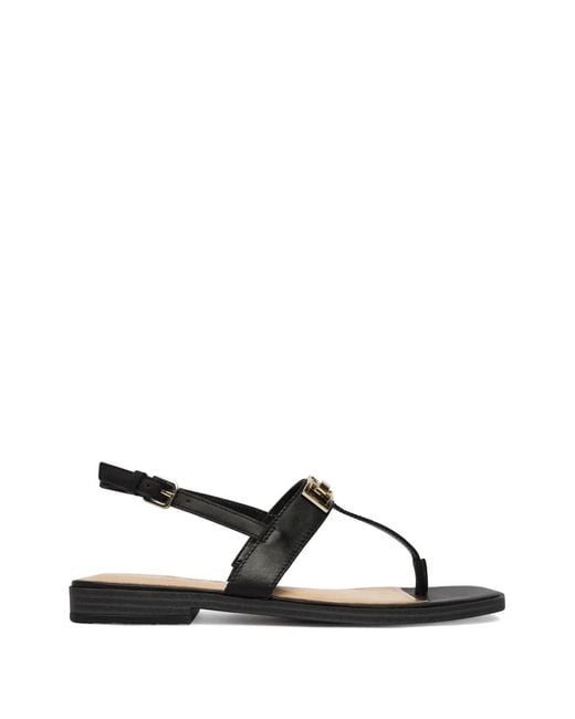 Guess White Ramiry T-Strap Sandals