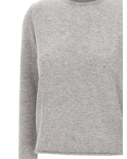 Maglione Ayla Girocollo di Not Shy in Gray