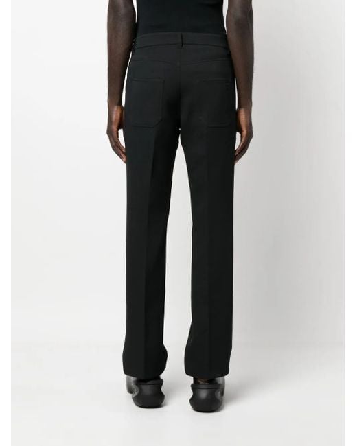 Courreges Broek Met Knopen in het Black voor heren