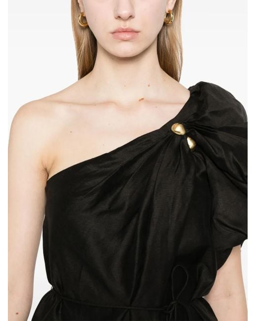 Aje. Black Cira Midikleid