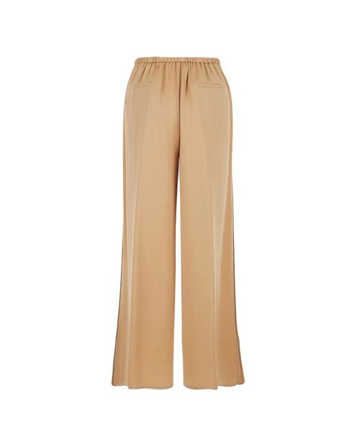 Forte_forte Natural Elasticated-Panel Trousers