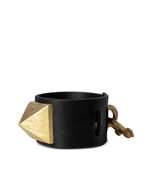 Parts Of 4 Black Restraint Charm Armband