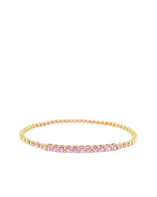 Lisa Nik Pink 18K Rose Sapphire Bracelet