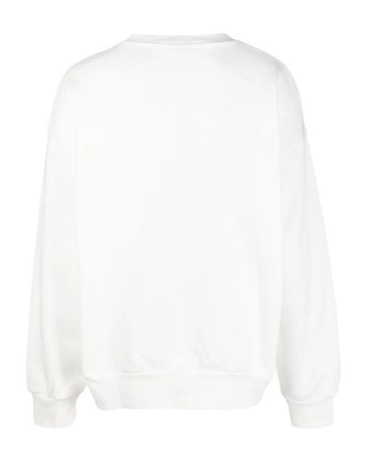 BOTTER White Text-Print Organic Cotton Sweatshirt for men