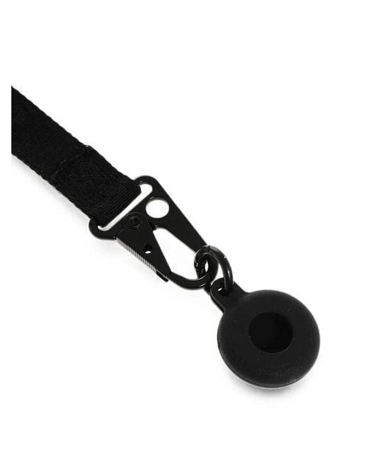 DSquared² Black Logo-Detail Keyring for men