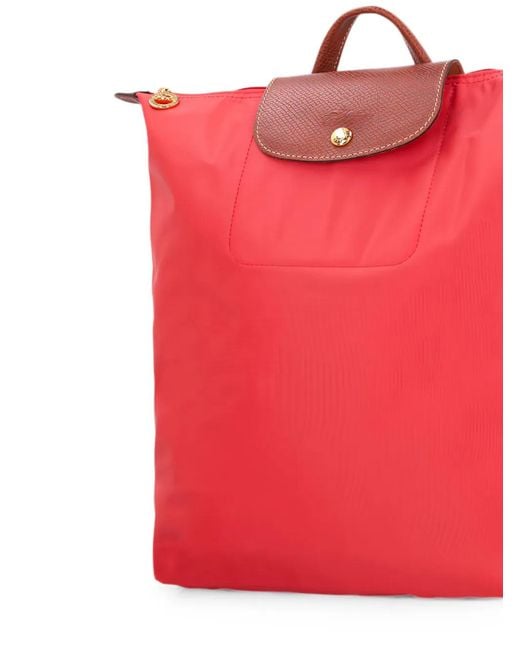 Longchamp Pink Le Pliage Original Backpack